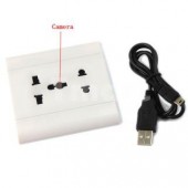 606 Voice Activated Security Socket Pinhole Camera